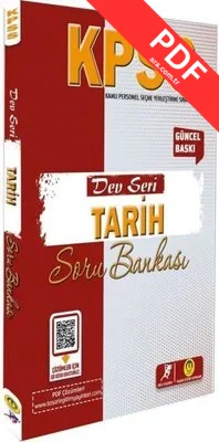 2024 KPSS Dev Seri Tarih Soru Bankası kitap kapağı
