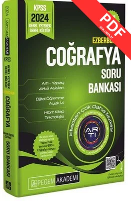 2024 KPSS Ezberbozan Genel Yetenek Genel Kültür Coğrafya Soru Bankası kitap kapağı