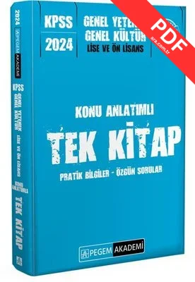 2024 KPSS Genel Yetenek Genel Kültür Tamamı Çözümlü Soru Bankası Seti kitap kapağı