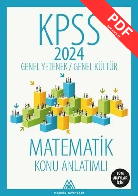 2024 KPSS GYGK Matematik Konu Anlatımlı kitap kapağı
