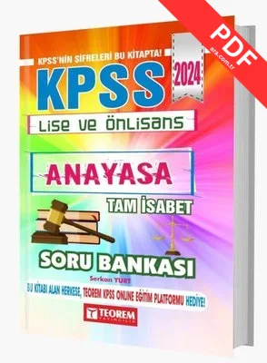 2024 KPSS Lise Ön Lisans Tüm Dersler Konu Anlatımı kitap kapağı