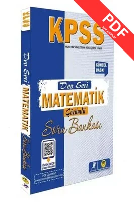 2024 KPSS Matematik Dev Seri Soru Bankası kitap kapağı