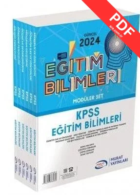 2024 KPSS Modüler Set Eğitim Bilimleri Konu Anlatımı kitap kapağı