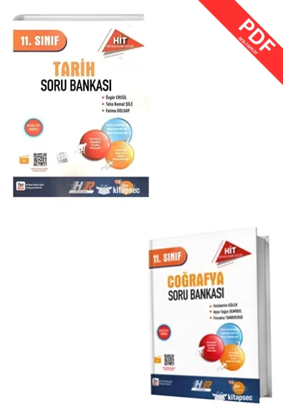 2025 11. Sınıf Tarih ve Coğrafya HİT Soru Bankası Hız ve Renk Yayınları kitap kapağı