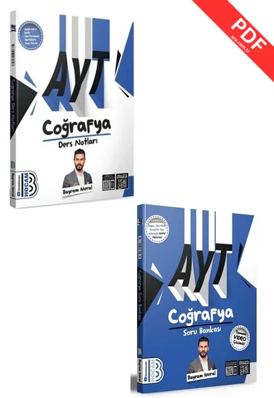 2025 Benim Hocam AYT Coğrafya Ders Notları-Benim Hocam AYT Coğrafya Soru Bankası Seti kitap kapağı