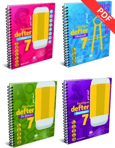 2025 Çanta Yayınları 7. Sınıf Tüm Dersler Hazırlayan Defter kitap kapağı