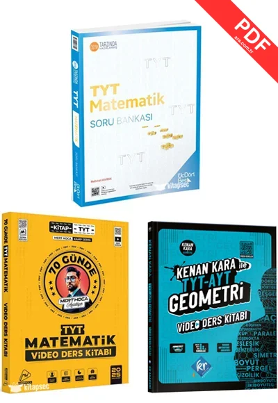 2025 Çok Satan TYT Matematik Soru- TYT Matematik Video TYT - AYT Geometri Video Ders Seti kitap kapağı
