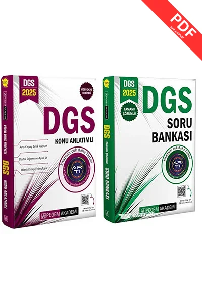 2025 DGS Konu+Soru Seti (2.Kitap)Pegem Akademi Yayıncılık kitap kapağı