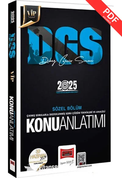 2025 DGS VİP Sözel Yetenek Konu Anlatımı Yargı Yayınları kitap kapağı