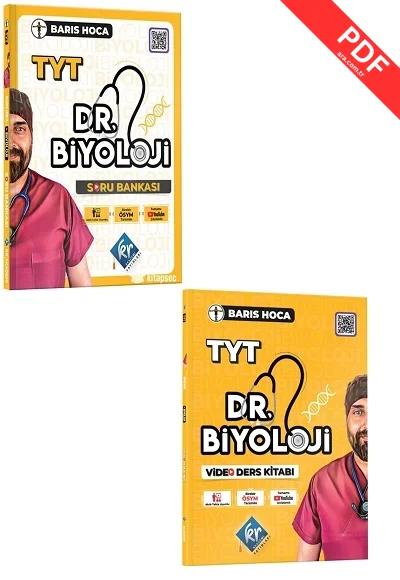 2025 Dr. Biyoloji TYT Video Ders - Dr. Biyoloji TYT Soru Bankası GÜNCEL BASKI kitap kapağı