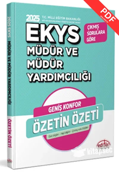 2025 Meb Ekys Müdür Ve Müdür Yardımcılığı 3 Deneme Sınavı kitap kapağı