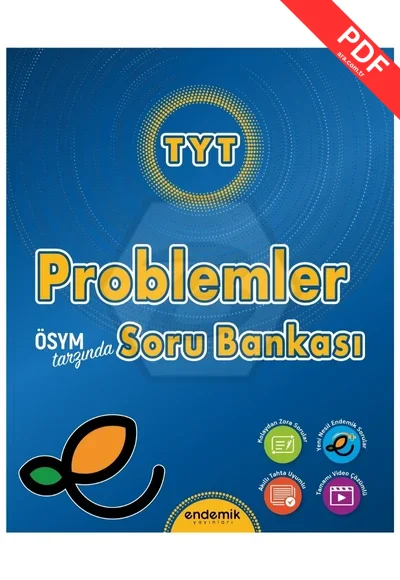 2025 Endemik Yayınları TYT Problemler Soru Bankası GÜNCEL kitap kapağı