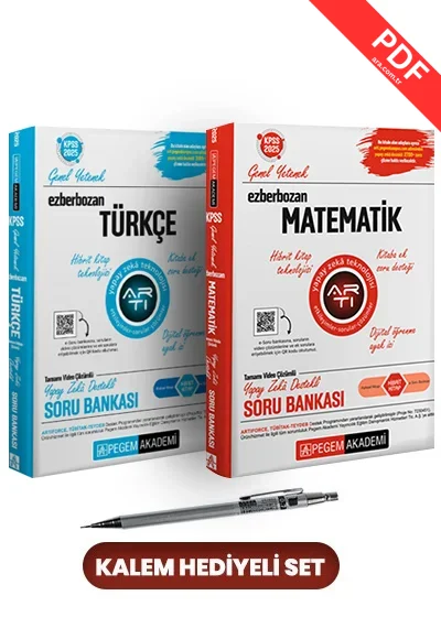 2025 Ezberbozan KPSS GYGK Matematik ve Türkçe Soru Bankası Seti Kalem Hediyeli kitap kapağı