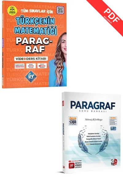 2025 GAMZE HOCA TÜRKÇENİN MATEMATİĞİ DİLBİLGİSİ SORU BANKASI VE VİDEO DERS KİTABI+ PARAGRAF SORU BANKASI kitap kapağı