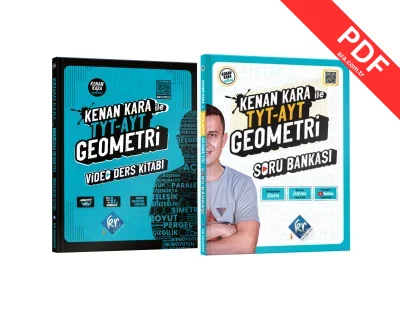 2025 Kenan Kara İle TYT-AYT Geometri Video Ders Kitabı - Bıyıklı Matematik 55 Günde TYT Matematik Kampı Video Ders Kitabı Kr Akademi Yayınları (GÜNCEL) kitap kapağı