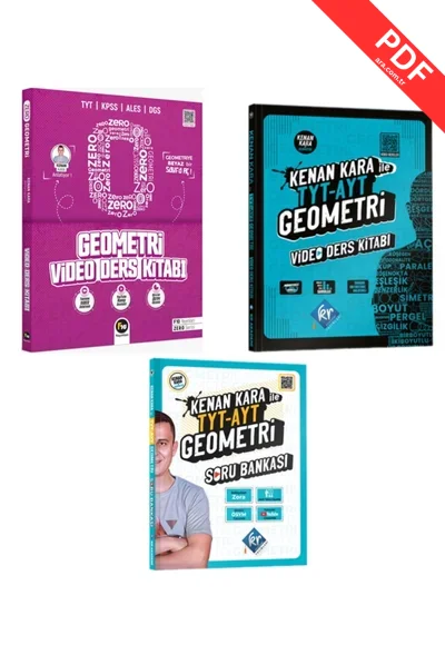 2025 Kenan Kara Sıfır Geometri  TYT -AYT Geometri Video Ders  TYT- AYT Geometri Soru Bankası GÜNCEL kitap kapağı