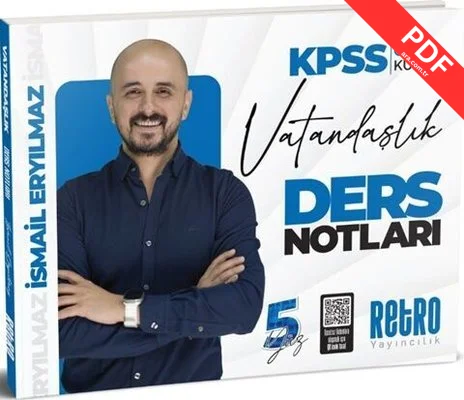 2025 KPSS Genel Kültür Vatandaşlık Ders Notları kitap kapağı