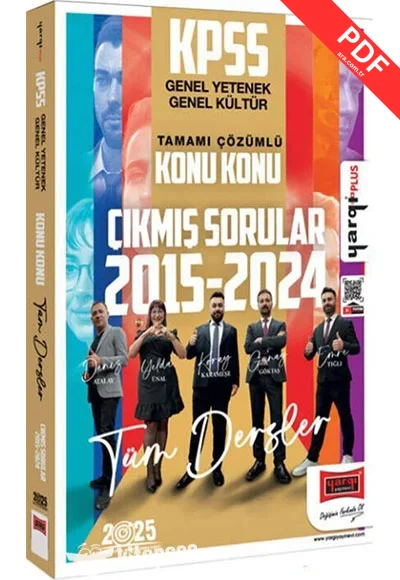 2025 KPSS GK GY Konu Anlatımlı Modüler Set Yargı Yayınları kitap kapağı