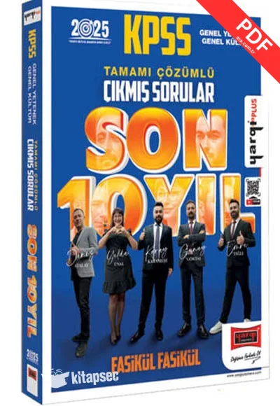 2025 KPSS GK-GY Tamamı Çözümlü Fasikül Fasikül Son 10 Yıl Çıkmış Sorular Yargı Yayınları kitap kapağı