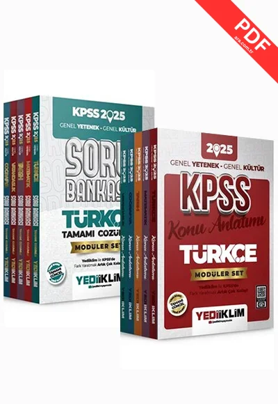 2025 KPSS GYGK Konu Anlatımı ve  GYGK Soru Bankası Modüller 2 `li Set kitap kapağı