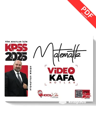 2025 KPSS Matematik Video Kafa Notlar Hoca Kafası Yayınları kitap kapağı