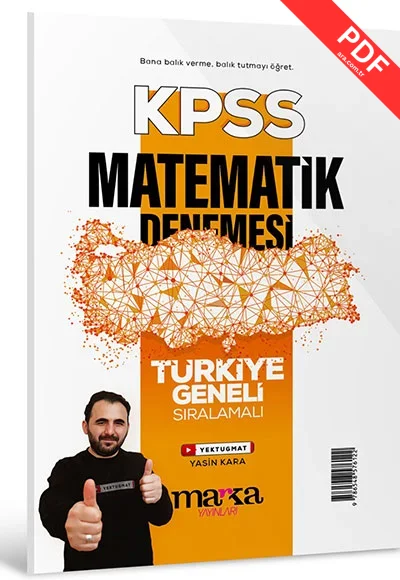 2025 KPSS Yektugmat Türkiye Geneli Matematik Denemesi Marka Yayınları kitap kapağı