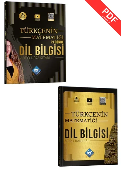 2025 Kr Akademi Türkçenin Matematiği Dilbilgisi Video Ders - Türkçenin Matematiği Soru Bankası GÜNCEL BASKI kitap kapağı