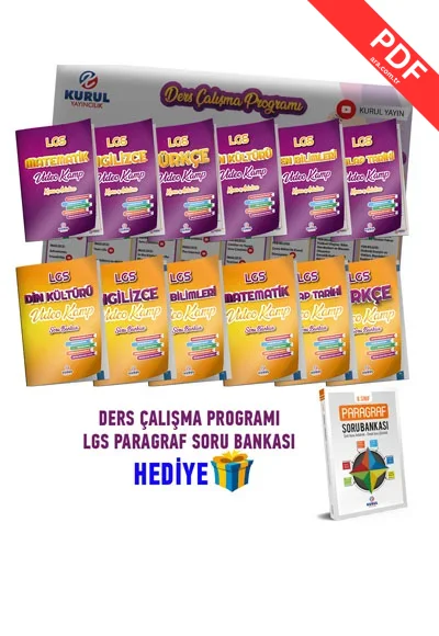 2025 LGS Başlangıç Seti Video Çözümlü Konu Soru Bir Arada Paragraf Hediyeli kitap kapağı