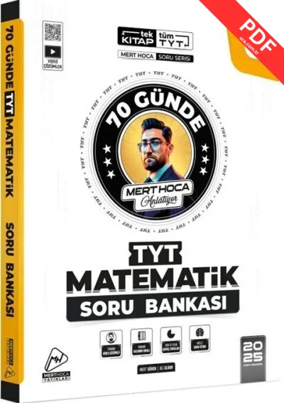2025 Model 70 Günde TYT Matematik Soru Bankası Mert Hoca Yayınları kitap kapağı