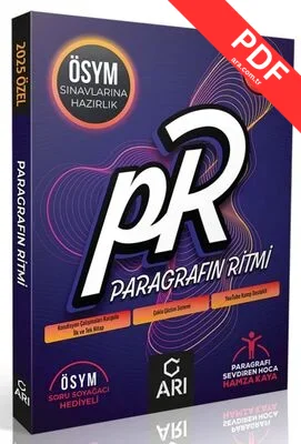 2025 ÖSYM Soru Tipleriyle Paragrafın Ritmi Hamza Kaya Arı Yayıncılık kitap kapağı