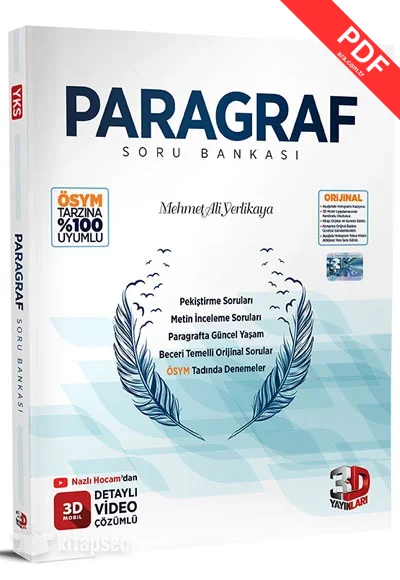 2025 TYT Türkçe Soru Bankası ve TYT Paragraf Sıfır Risk Soru Bankası Video Çözümlü  Üç Dört Beş Yayınları kitap kapağı