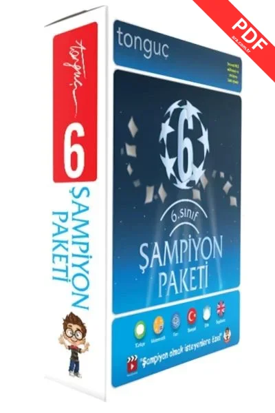 2025 Tonguç Yayınları 6.sınıf tüm dersler Şampiyon Paketi kitap kapağı