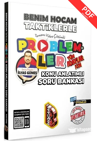 2025 Tüm Adaylar İçin Taktiklerle Problemler Konu Anlatımlı Soru Bankası Benim Hocam Yayınları GÜNCEL BASKI kitap kapağı