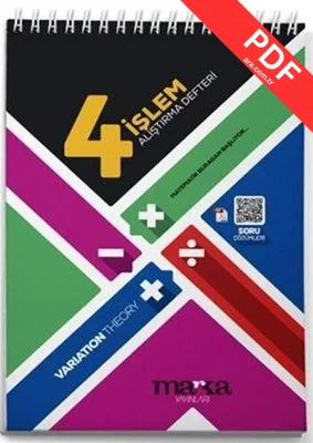 2025 Tüm ÖSYM ve MEB Sınavları için 4 işlem Matematik Alıştırma Defteri kitap kapağı