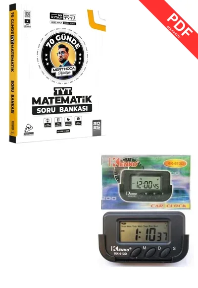2025 TYT 70 Günde Matematik Soru Bankası Mert Hoca kitap kapağı