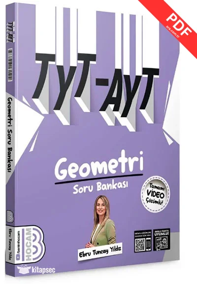 2025 TYT AYT Geometri Tamamı Video Çözümlü Soru Bankası Benim Hocam Yayınları kitap kapağı