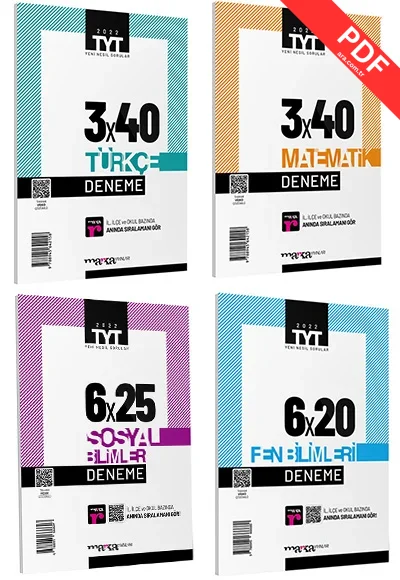 2025 TYT Branş Deneme Seti (Türkçe+Matematik+Fen+Sosyal) Tamamı Video Çözümlü Marka Yayınları kitap kapağı