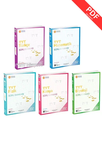 2025 TYT Çok Satan Soru Bankası Matematik-Türkçe-Fizik-Kimya-Biyoloji Seti Üç Dört Beş Yayınları kitap kapağı