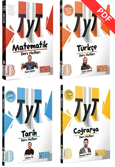 2025 TYT Matematik Türkçe Tarih Coğrafya Ders Notları Benim Hocam Yayınları kitap kapağı