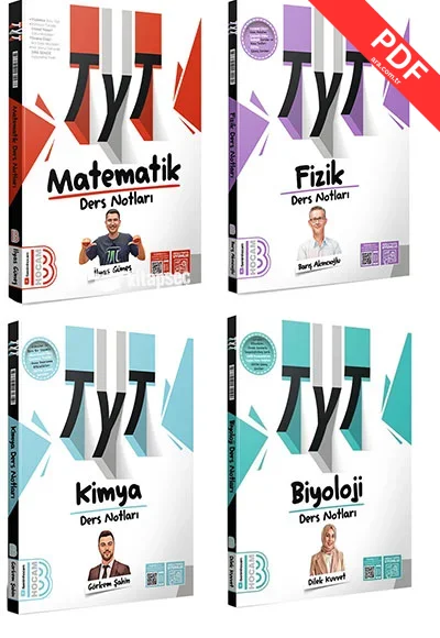 2025 TYT Sayısal Bölüm Video Destekli Konu Anlatımı Ders Notları 4`lü Set Benim Hocam Yayınları kitap kapağı