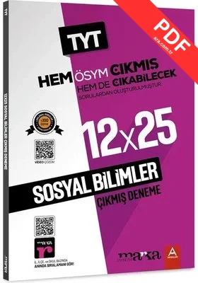 2025 TYT Sosyal Bilimler 6 Deneme Tamamı Video Çözümlü kitap kapağı