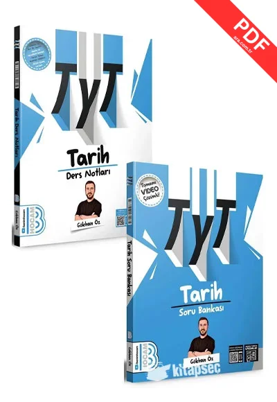 2025 TYT Tarih Ders Notları ve Tamamı Video Çözümlü Soru Bankası Seti Benim Hocam Yayınları kitap kapağı