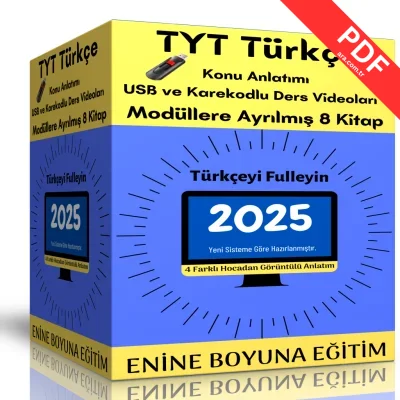 2025 TYT Türkçe Modüler Kitap Seti-Görüntülü Anlatımlı kitap kapağı