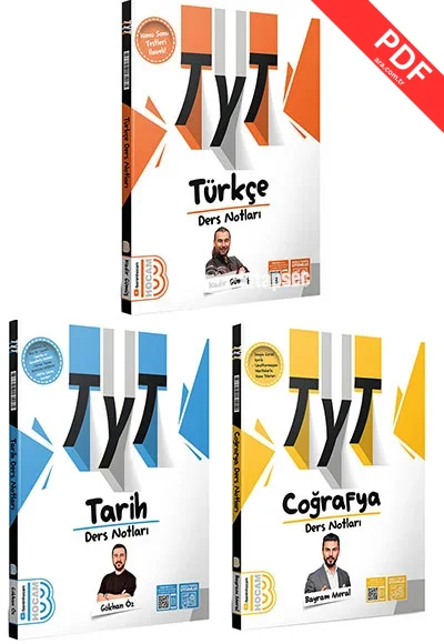 2025 TYT Türkçe-Tarih-Coğrafya Video Destekli Konu Anlatımı Ders Notları Seti Benim Hocam Yayınları kitap kapağı