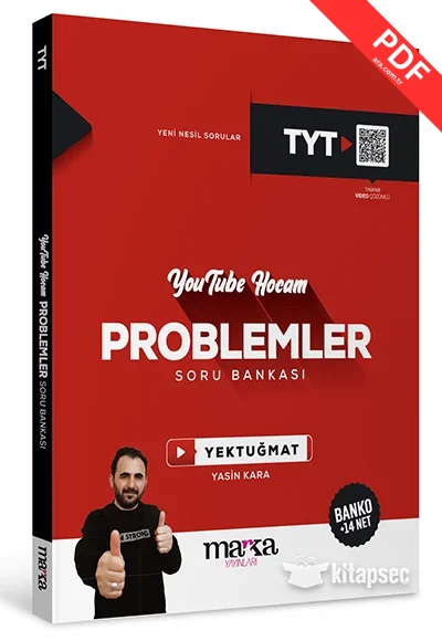 2025 TYT Youtube Hocam Problemler Soru Bankası Marka Yayınları kitap kapağı
