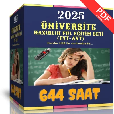2025 Üniversite Hazırlık Ful Eğitim Seti TYT-AYT kitap kapağı
