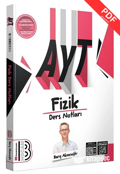 2025 YKS AYT Fizik Ders Notları Benim Hocam Yayınları kitap kapağı