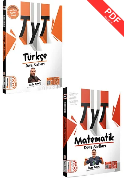 2025 YKS TYT Türkçe-Matematik Video Destekli Konu Anlatımı Ders Notları Seti Benim Hocam Yayınları kitap kapağı
