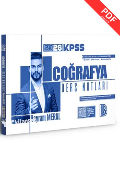 2026 KPSS Coğrafya Ders Notları Benim Hocam Yayınları kitap kapağı