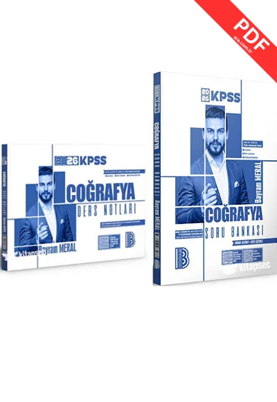 2026 KPSS Coğrafya Soru Bankası+Ders Notları Seti Benim Hocam Yayınları kitap kapağı